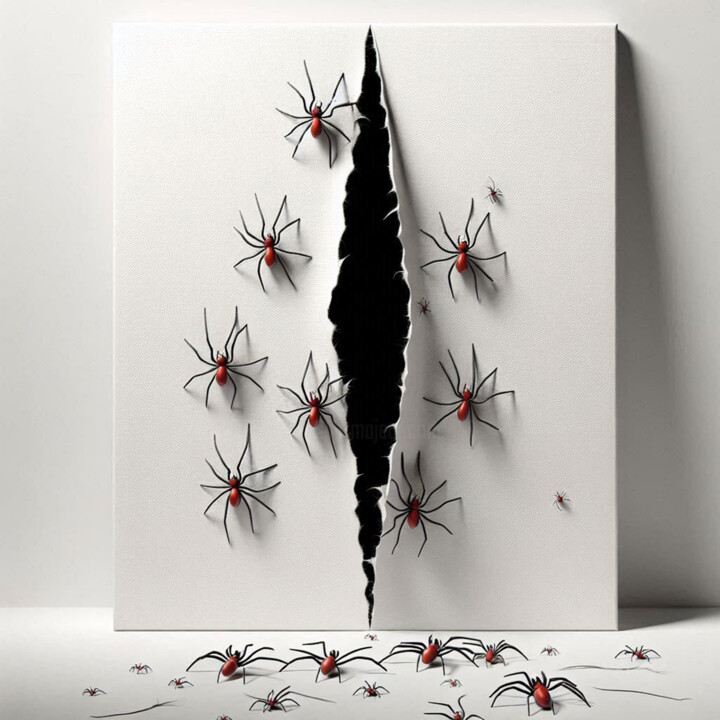 Arachnid Emergence: Unveiling Hidden Dimensions Dijital Sanat