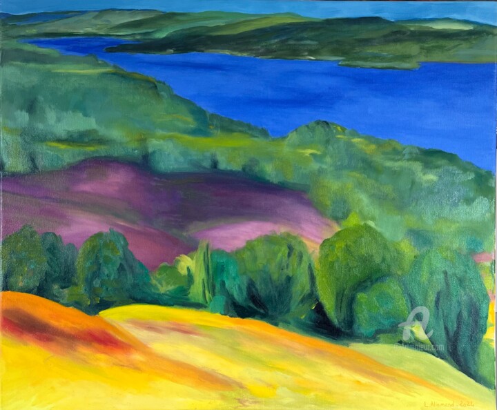 Himmelbjerget Tablo, 18,1x21,7 in