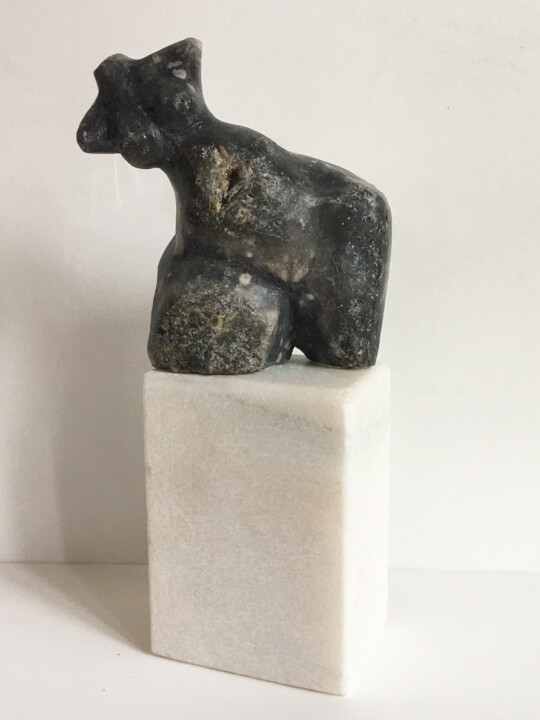 Sculpture titled "„Torso FSt XVI"" by Jan Witte-Kropius, Original Artwork, Stone