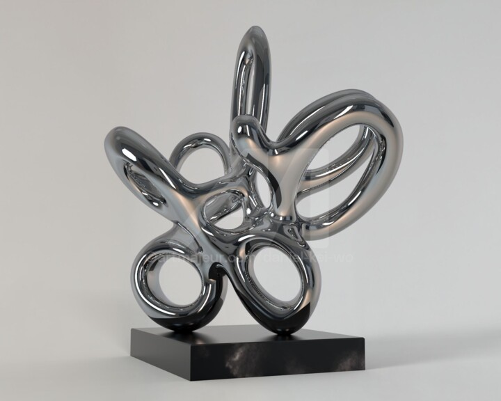 Blossom#1(Small edition) 雕塑, 31.5x28 in