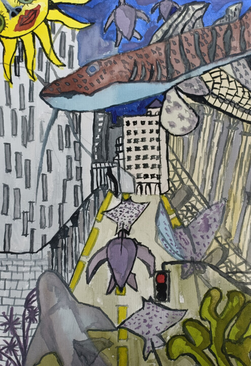 绘画,  16.5x11.7 in 