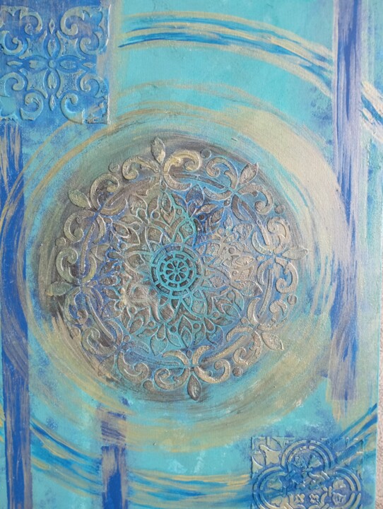 Орнамент в современном стиле 绘画, 19.7x13.8 in