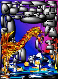 "TRAZA" başlıklı Dijital Sanat Ffmendoza tarafından, Orijinal sanat