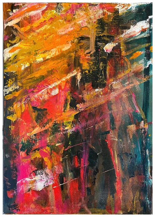Decision 绘画, 27.6x19.7 in