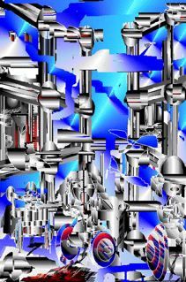 "LE FUTURE EN PIECES…" başlıklı Dijital Sanat Ffmendoza tarafından, Orijinal sanat