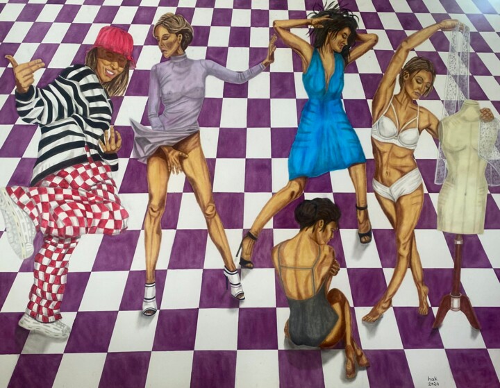 Fashionable I Картина, 55,1x70,9 in