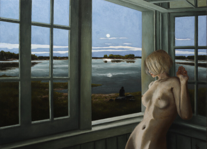 Insomnia 绘画, 23.6x31.5 in