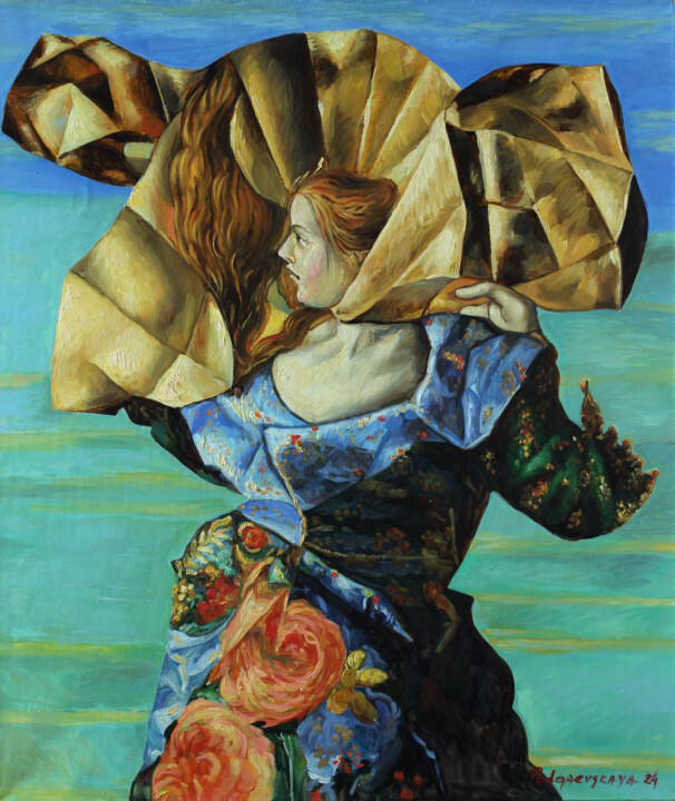 Riddle 绘画, 27.6x23.6 in