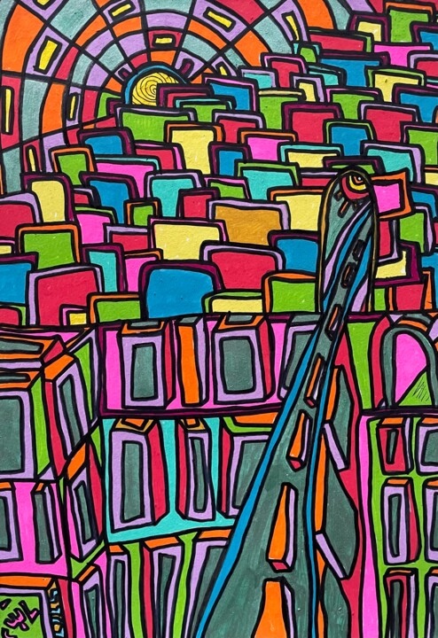 图画,  11.7x8.3 in 