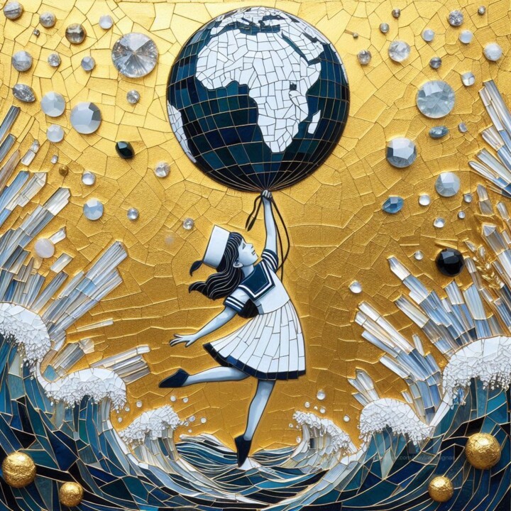 Girl of peace 数字艺术
