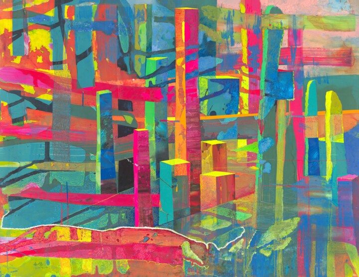 绘画,  43.3x56.3 in 