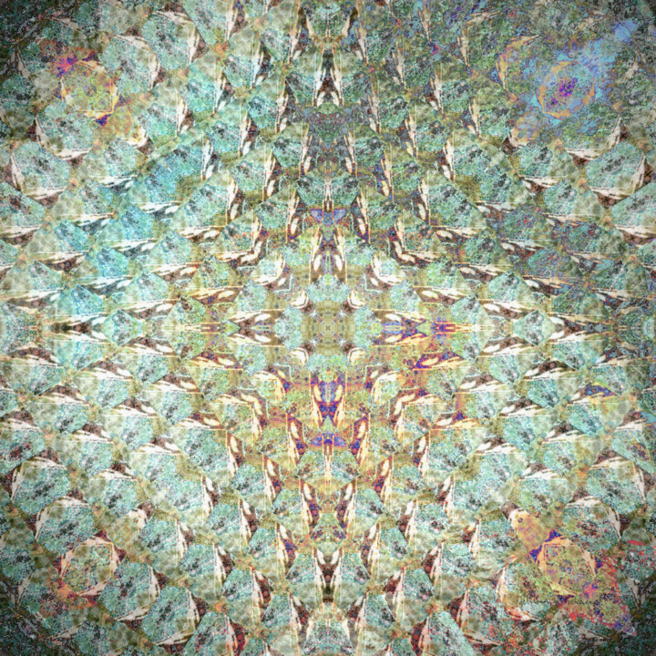 Mandala 28 数字艺术, 23.6x23.6 in