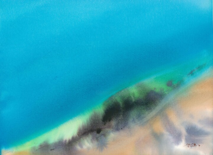 印象西藏-6 Impression of Tibet-6 绘画, 21.7x29.5 in