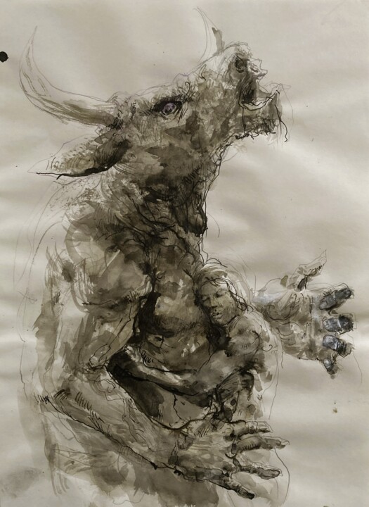 Calîn 图画, 16.5x11.6 in