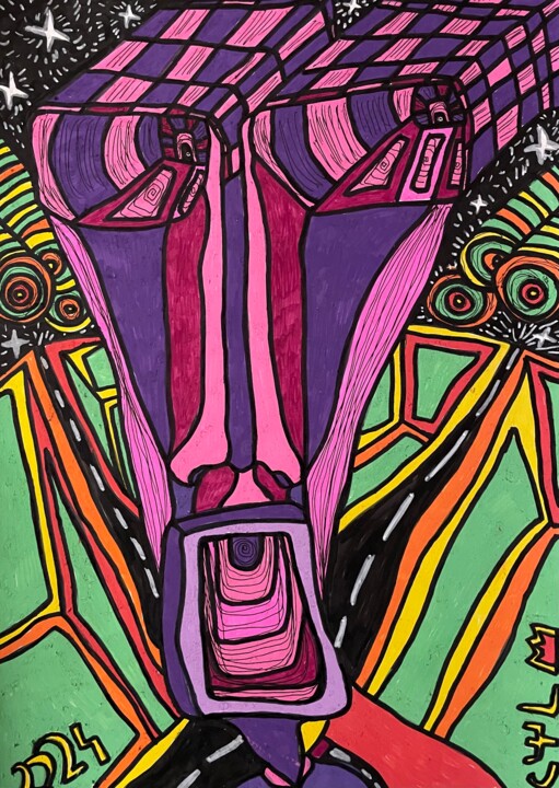 Human presence 图画, 11.7x8.3 in