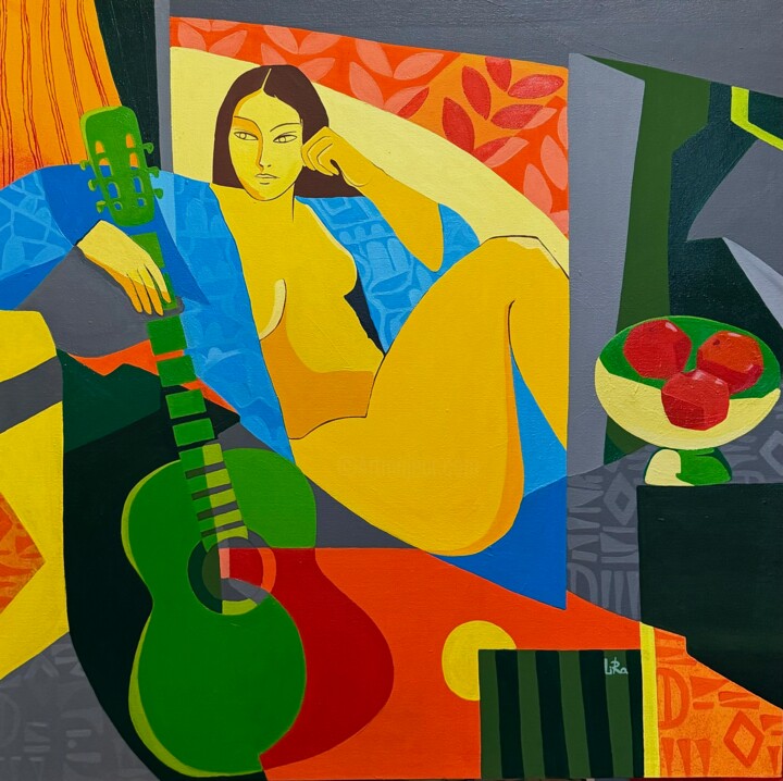 В ожидании 绘画, 39.4x39.4 in