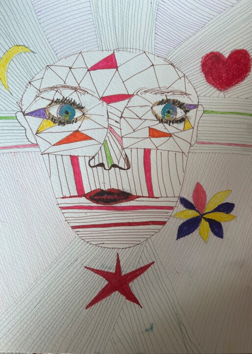 Entry of 5th dimension 绘画, 12.6x9.5 in