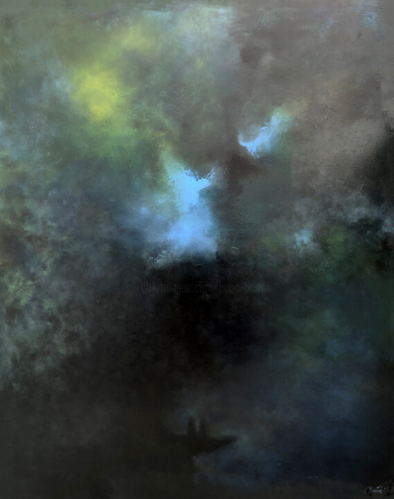 Painting titled "Le passage" by Hugo Bartoli, Original Artwork, Oil