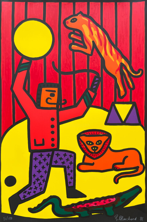 le cirque 印花与版画, 38.6x24.8 in