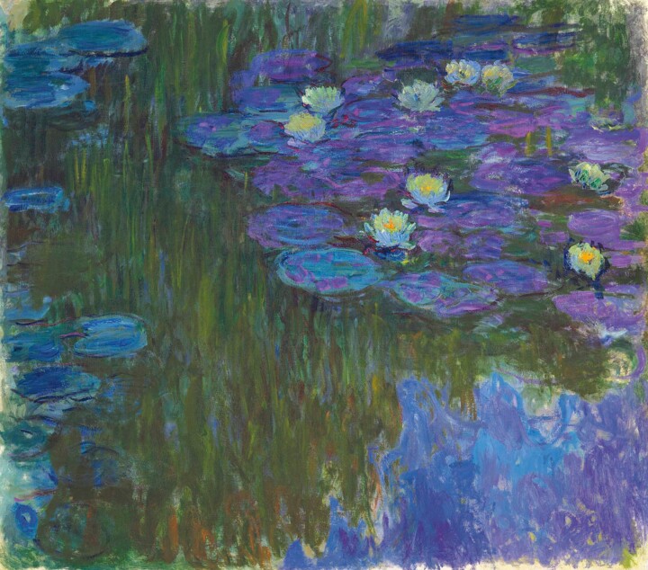 Nymphéas 20 Pittura, 63x70,9 in