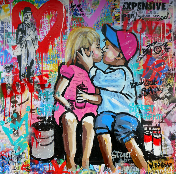 绘画 标题为“LOVE 3” 由Wojciech Bąbski, 原创艺术品, 丙烯