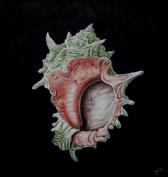 Peinture intitulée "HexapleXX" par Uko Post, Œuvre d'art originale, Huile Monté sur Panneau de bois