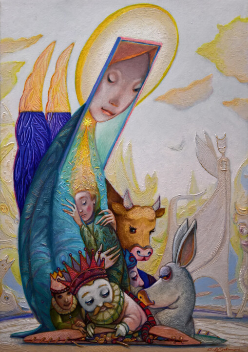 绘画,  27.6x19.7 in 