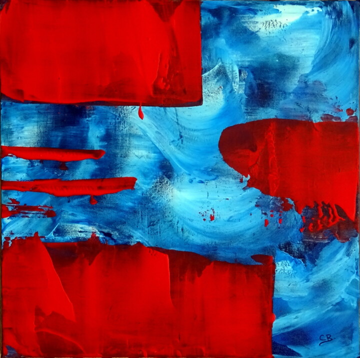 Bloody insert 绘画, 19.7x19.7 in