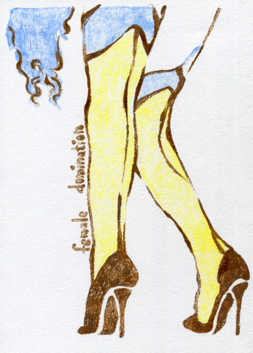Woman in stockings and heels 印花与版画, 11.7x8.3 in