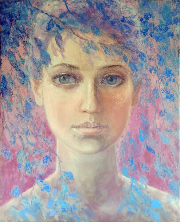 Eternal Spring 绘画, 33.5x27.6 in