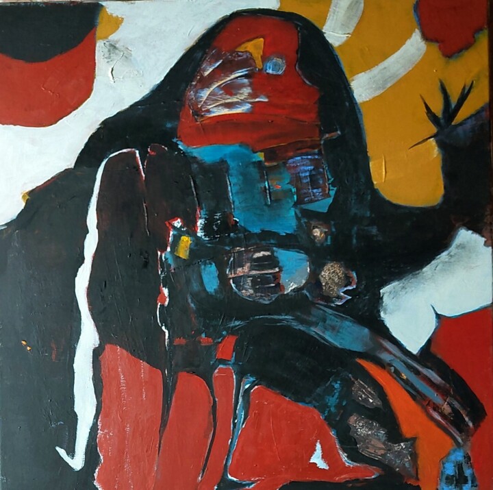 绘画,  27.6x27.6 in 