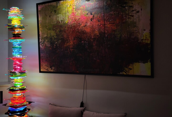 light ending 雕塑, 65x15.8 in