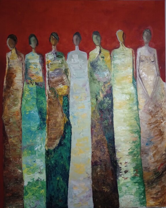 Standing Tall9 绘画, 39.4x31.5 in