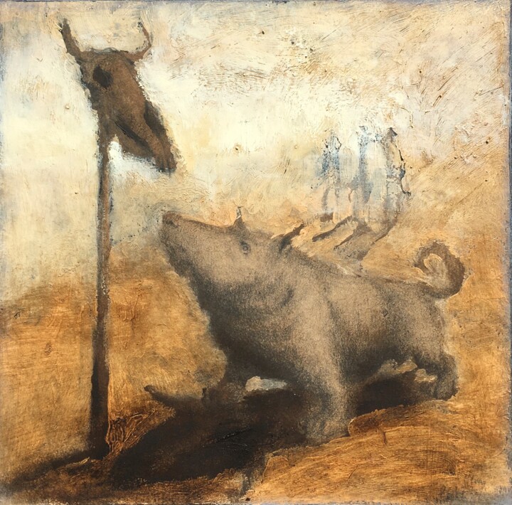 绘画,  8.3x8.3 in 