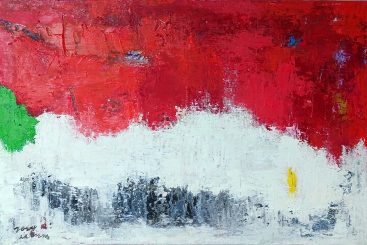 Painting titled "" Echoes of Abstrac…" by Yeon-Gyeong Seo (Seo), Original Artwork, Oil