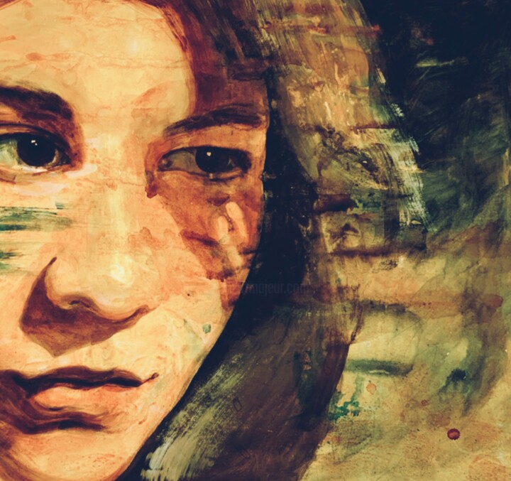 绘画,  29.1x27.2 in 