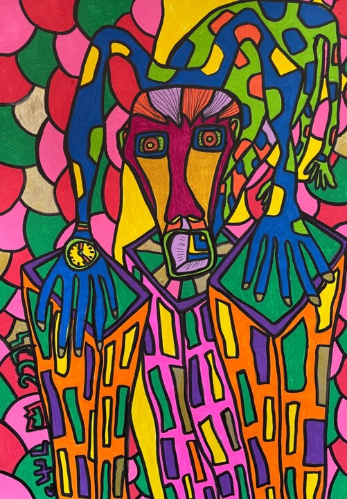 图画,  11.7x8.3 in 