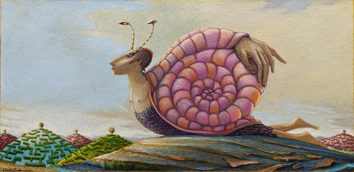 METAMORPHOSIS 绘画, 13.4x27.6 in