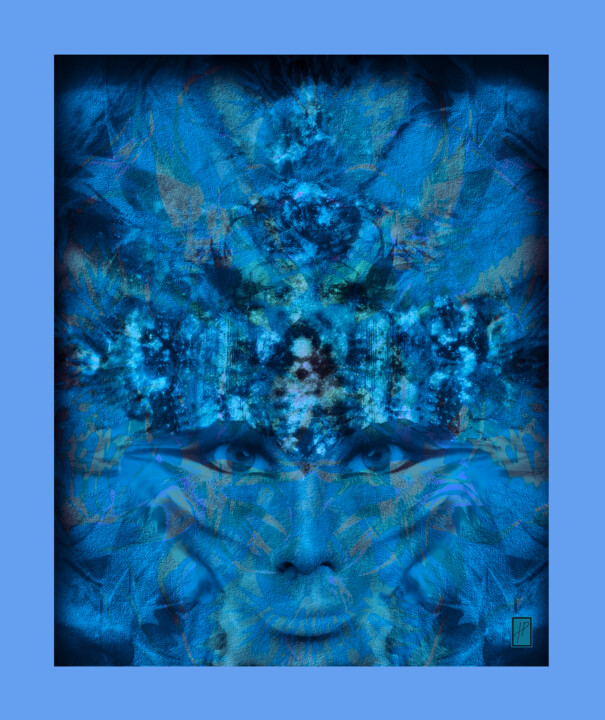 Diadème bleu 数字艺术