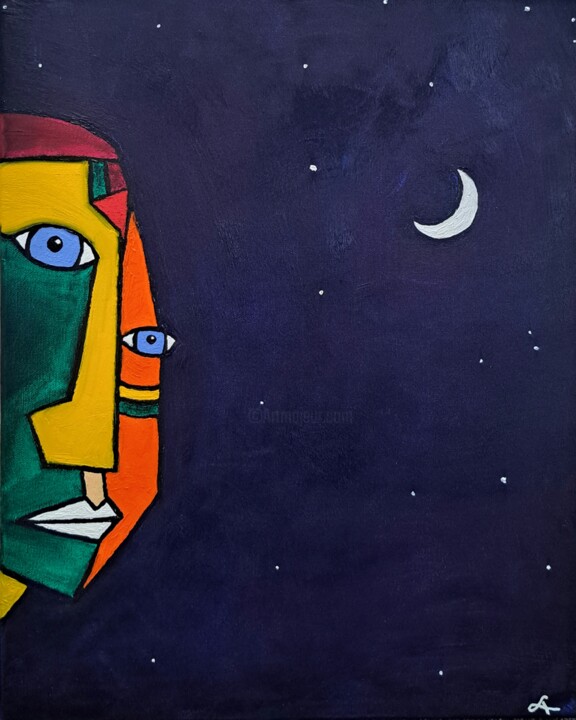Midnight Wonder 绘画, 20x16 in