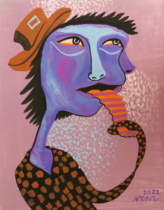 Greedy people Painting 绘画, 19.7x15.8 in