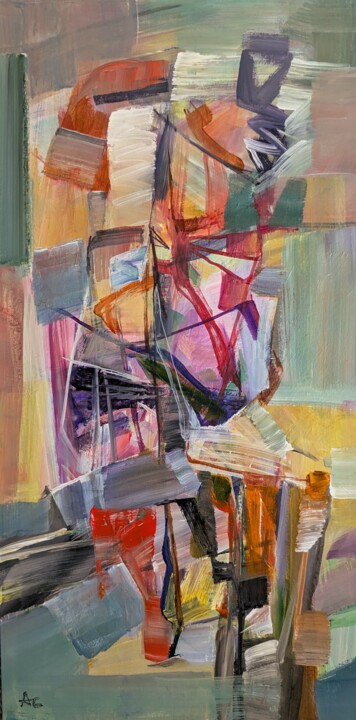 绘画,  24x12 in 