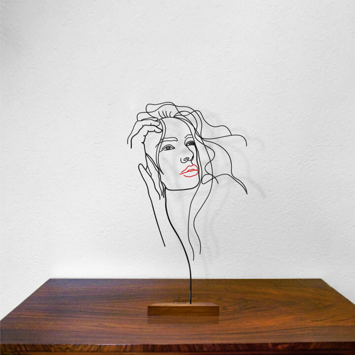 Sculpture titled "Fantasie" by Giancarlo Morandi, Original Artwork, Wire