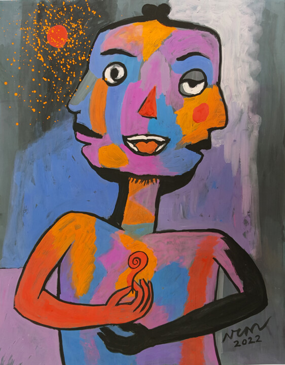 People plenty Pittura, 19,7x15,8 in