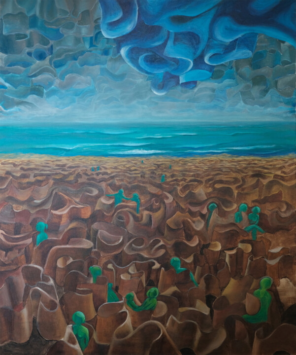 绘画,  35.4x27.6 in 