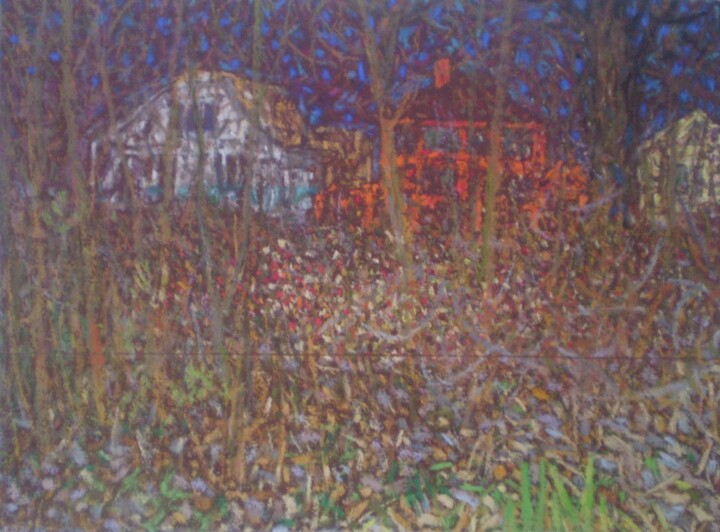 Весна. 绘画, 11.4x15.6 in