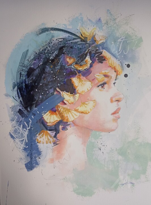 Courageouse 绘画, 15.8x11.8 in