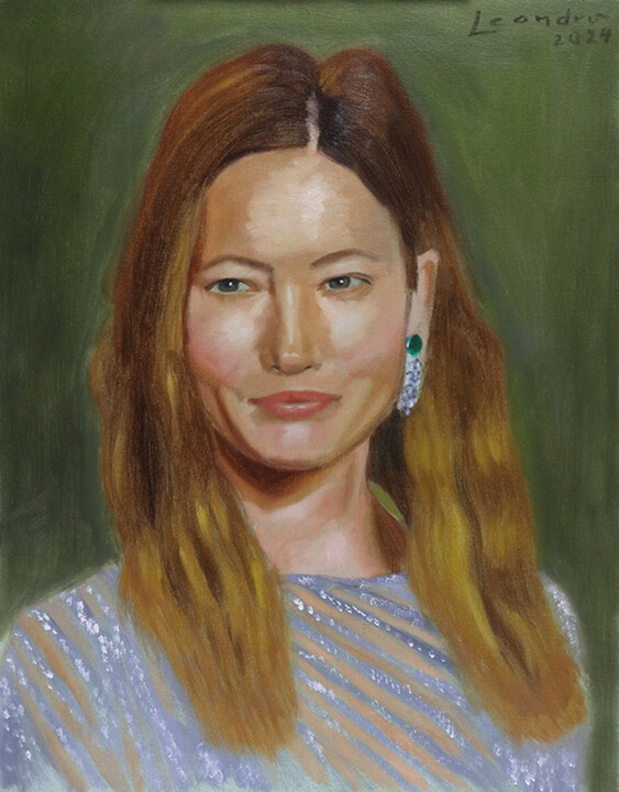 Retrato a Óleo 2 绘画, 19.7x15.8 in