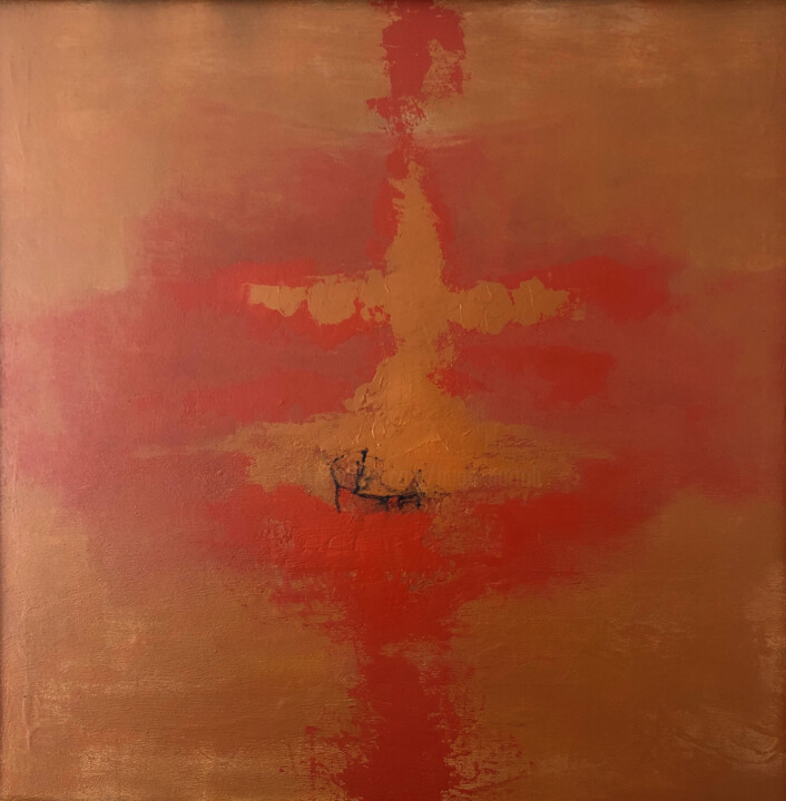 Painting titled "Filigrane" by Hugo Bartoli, Original Artwork, Acrylic