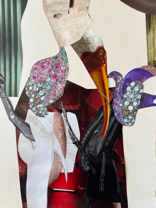 Work for Mirror Neurons 拼贴, 19.7x15.8 in